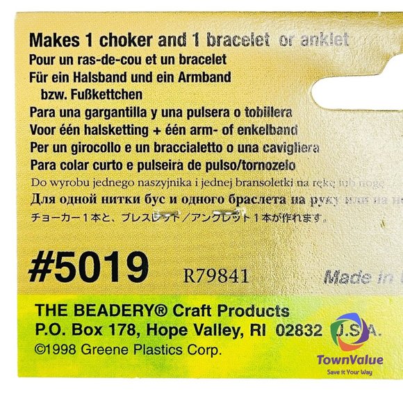 The Beadery Hemp Jewelry Making Craft Kit Set Of 4 1998 2001 Friendship Bracelet - Picture 8 of 10